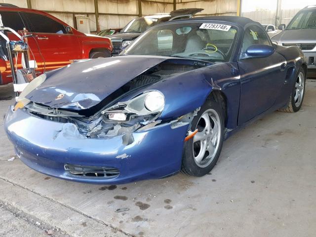 WP0CA2986VS623231 - 1997 PORSCHE BOXSTER BLUE photo 2