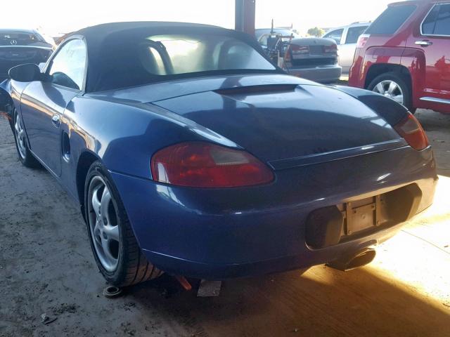 WP0CA2986VS623231 - 1997 PORSCHE BOXSTER BLUE photo 3