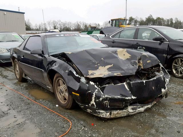 1G1FP23E5NL119802 - 1992 CHEVROLET CAMARO RS BLACK photo 1