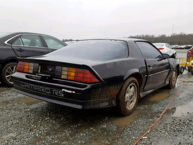 1G1FP23E5NL119802 - 1992 CHEVROLET CAMARO RS BLACK photo 4