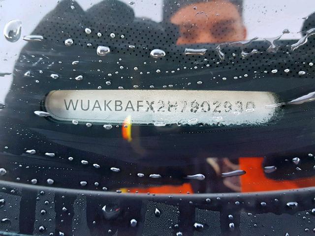 WUAKBAFX2H7902930 - 2017 AUDI R8 5.2 PLU WHITE photo 10