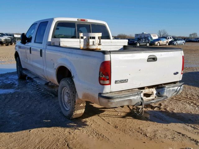 1FTNW21S83EC74487 - 2003 FORD F250 SUPER WHITE photo 3