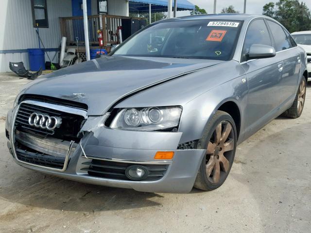 WAUAH74F77N151299 - 2007 AUDI A6 3.2 GRAY photo 2