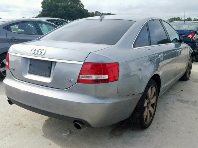 WAUAH74F77N151299 - 2007 AUDI A6 3.2 GRAY photo 4