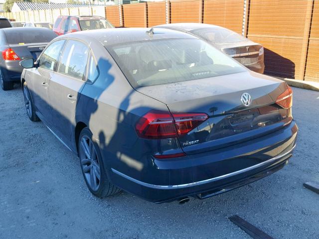 1VWAA7A35JC009454 - 2018 VOLKSWAGEN PASSAT S BLACK photo 3