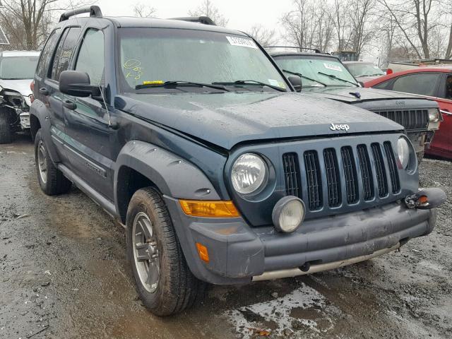 1J4GL38K75W565941 - 2005 JEEP LIBERTY RE TURQUOISE photo 1