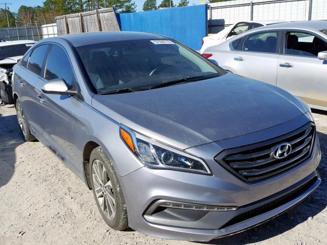 5NPE34AF7FH028123 - 2015 HYUNDAI SONATA SPO GRAY photo 1