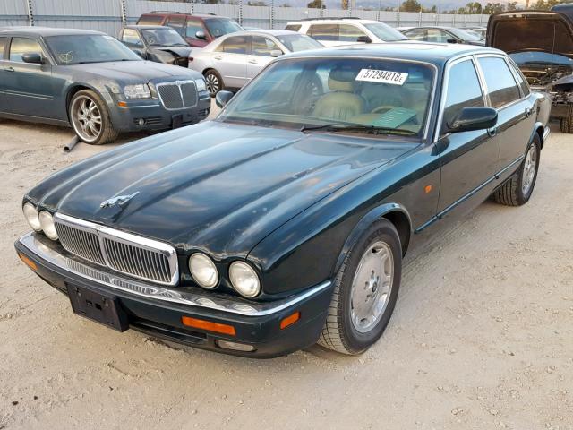 SAJHX1741TC758222 - 1996 JAGUAR XJ6 GREEN photo 2