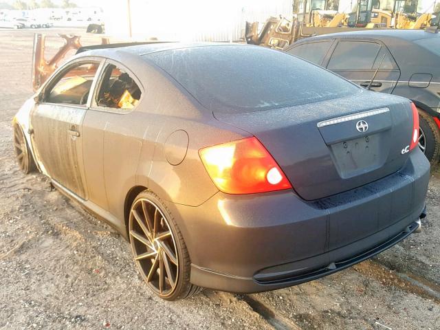 JTKDE177550022913 - 2005 TOYOTA SCION TC შავი ფოტო 3