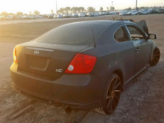 JTKDE177550022913 - 2005 TOYOTA SCION TC შავი ფოტო 4