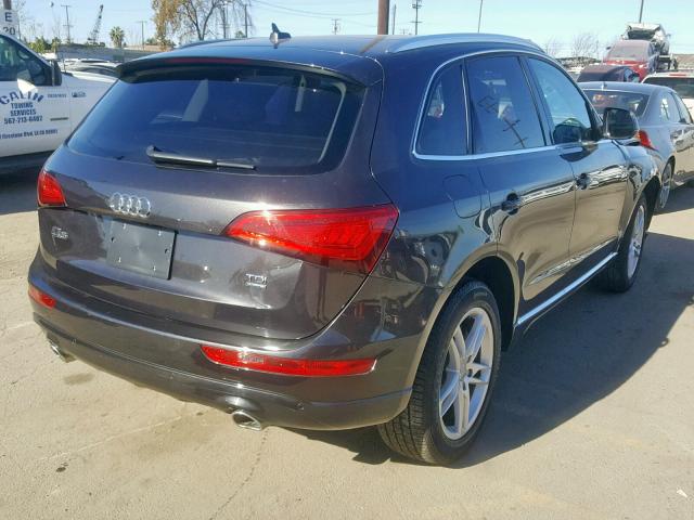 WA1CMAFP6EA013763 - 2014 AUDI Q5 TDI CHARCOAL photo 4