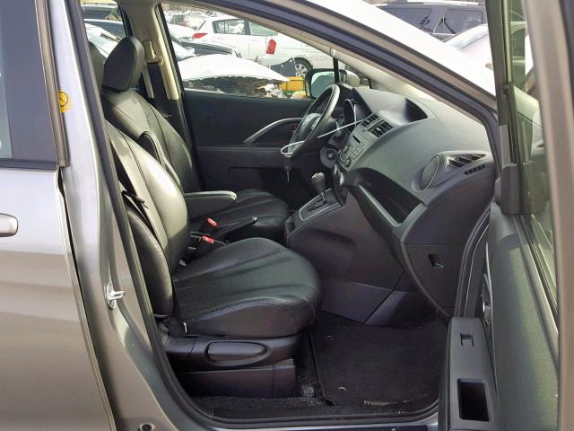 JM1CW2DL5D0162207 - 2013 MAZDA 5 SILVER photo 5