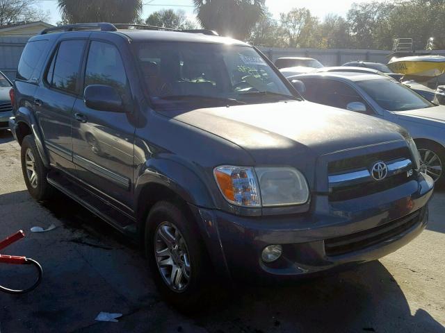 5TDBT48A75S251994 - 2005 TOYOTA SEQUOIA LI BLUE photo 1