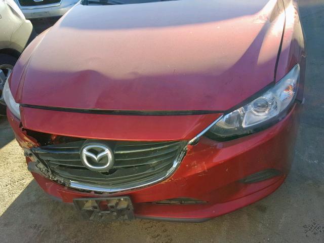 JM1GJ1U52G1406261 - 2016 MAZDA 6 SPORT RED photo 9