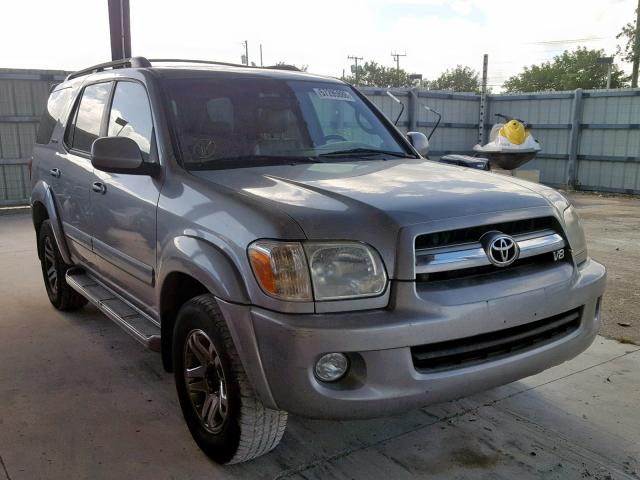 5TDBT48A86S270992 - 2006 TOYOTA SEQUOIA LI SILVER photo 1