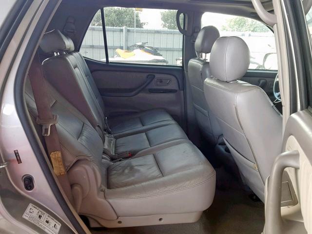 5TDBT48A86S270992 - 2006 TOYOTA SEQUOIA LI SILVER photo 6