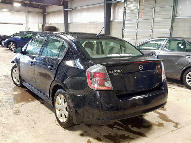 3N1AB6AP7AL727804 - 2010 NISSAN SENTRA 2.0 BLACK photo 3