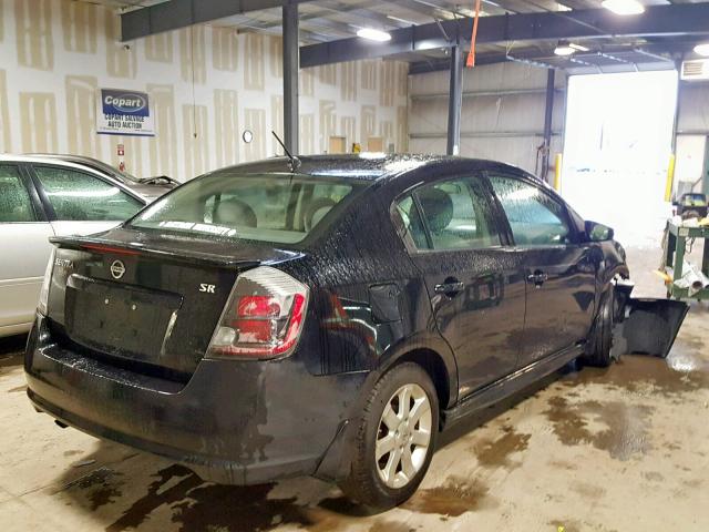 3N1AB6AP7AL727804 - 2010 NISSAN SENTRA 2.0 BLACK photo 4