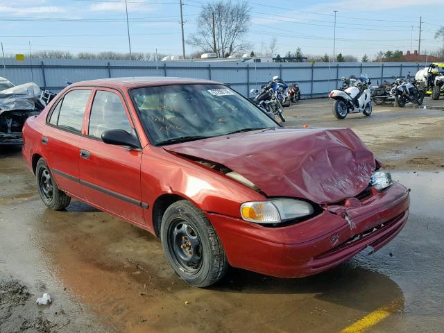 1Y1SK52801Z415749 - 2001 CHEVROLET GEO PRIZM RED photo 1