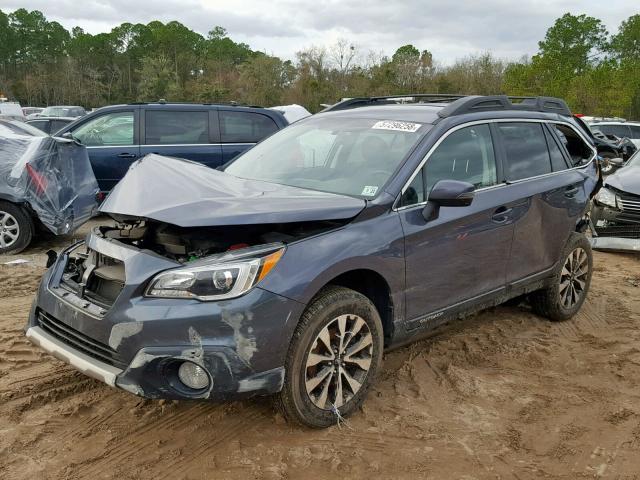 4S4BSEJCXG3287666 - 2016 SUBARU OUTBACK 3. GRAY photo 2