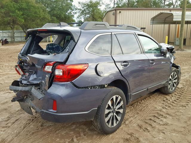 4S4BSEJCXG3287666 - 2016 SUBARU OUTBACK 3. GRAY photo 4