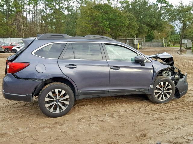 4S4BSEJCXG3287666 - 2016 SUBARU OUTBACK 3. GRAY photo 9