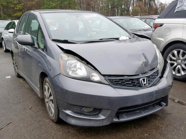 JHMGE8H6XCC031636 - 2012 HONDA FIT SPORT GRAY photo 1