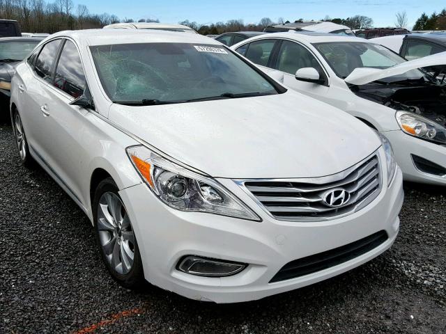 KMHFG4JG0DA227953 - 2013 HYUNDAI AZERA WHITE photo 1