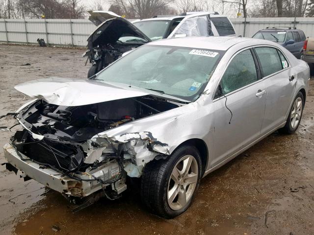 1G1ZA5EU5CF292431 - 2012 CHEVROLET MALIBU LS SILVER photo 2