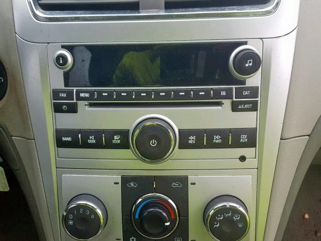 1G1ZA5EU5CF292431 - 2012 CHEVROLET MALIBU LS SILVER photo 9