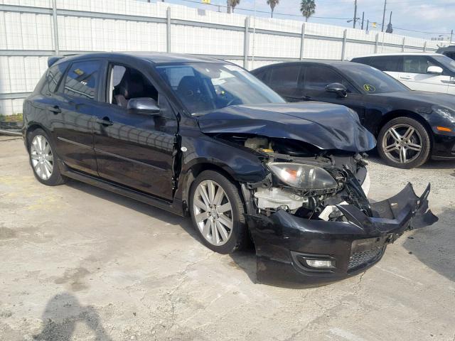 JM1BK34M481135425 - 2008 MAZDA SPEED 3 BLACK photo 1