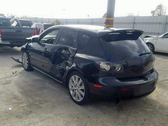 JM1BK34M481135425 - 2008 MAZDA SPEED 3 BLACK photo 3