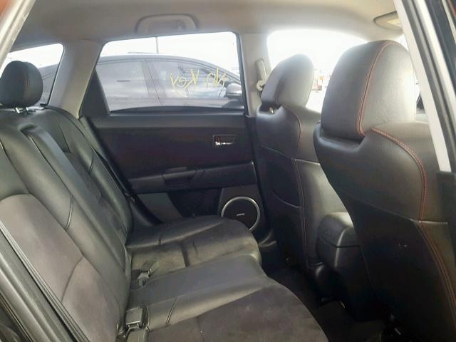 JM1BK34M481135425 - 2008 MAZDA SPEED 3 BLACK photo 6