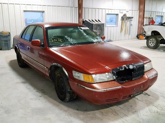 2MEFM74W7YX614898 - 2000 MERCURY GRAND MARQ MAROON photo 1