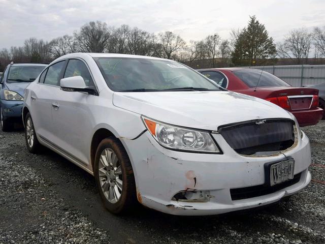 1G4GC5ERXCF309840 - 2012 BUICK LACROSSE WHITE photo 1