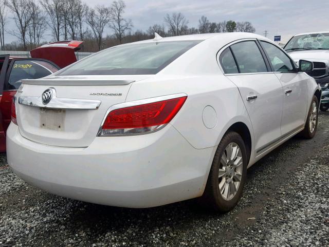 1G4GC5ERXCF309840 - 2012 BUICK LACROSSE WHITE photo 4