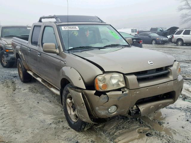 1N6ED29X02C372460 - 2002 NISSAN FRONTIER C TAN photo 1