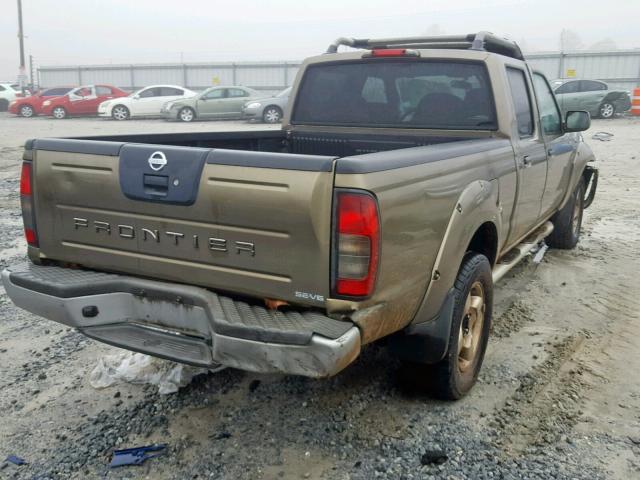 1N6ED29X02C372460 - 2002 NISSAN FRONTIER C TAN photo 4