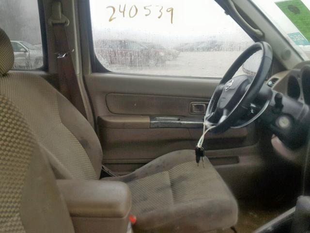 1N6ED29X02C372460 - 2002 NISSAN FRONTIER C TAN photo 5