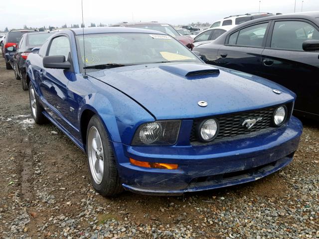 1ZVFT82H675242143 - 2007 FORD MUSTANG GT BLUE photo 1