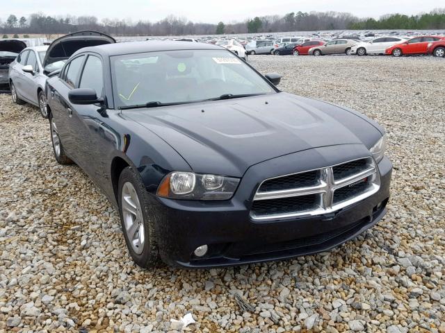 2C3CDXHG9EH121483 - 2014 DODGE CHARGER SX CHARCOAL photo 1