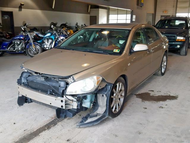 1G1ZK577484160624 - 2008 CHEVROLET MALIBU LTZ GOLD photo 2