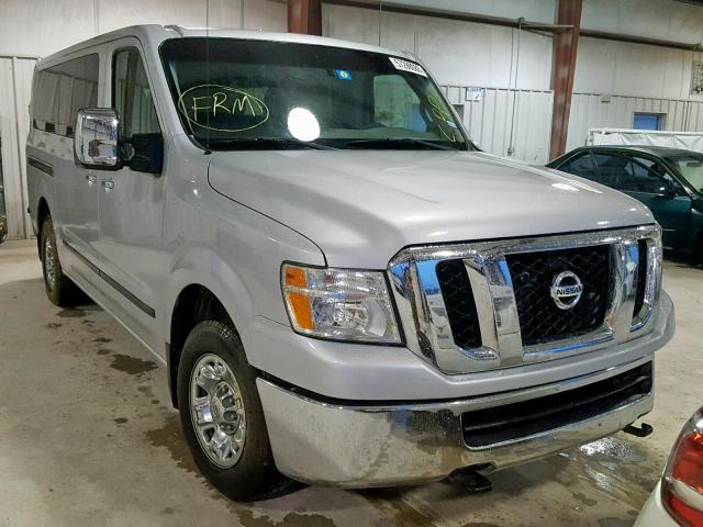 5BZAF0AA7DN201283 - 2013 NISSAN NV 3500 SILVER photo 1