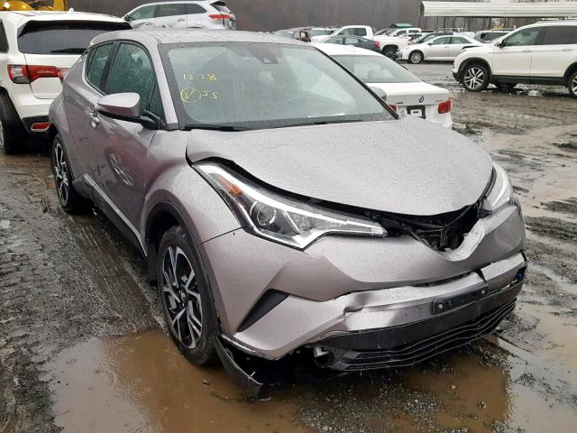 NMTKHMBX0JR006395 - 2018 TOYOTA C-HR XLE GRAY photo 1