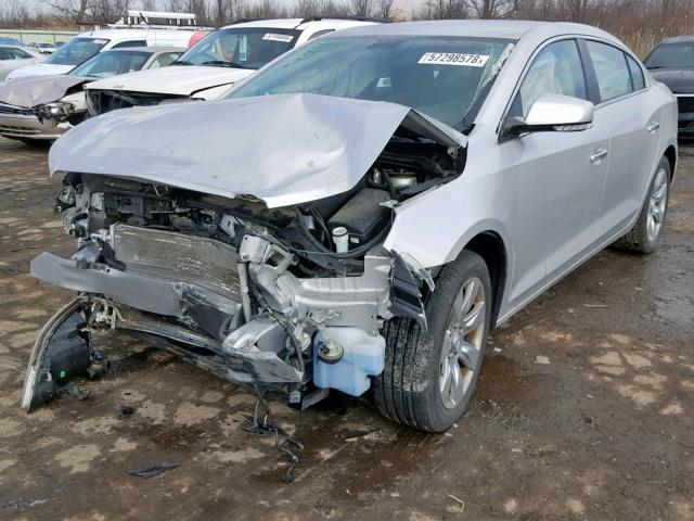 1G4GC5EG7AF252203 - 2010 BUICK LACROSSE C SILVER photo 2