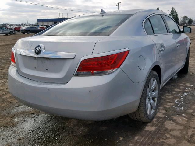 1G4GC5EG7AF252203 - 2010 BUICK LACROSSE C SILVER photo 4