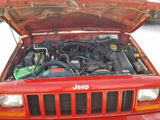 1J4FJ78S5WL243486 - 1998 JEEP CHEROKEE L RED photo 7