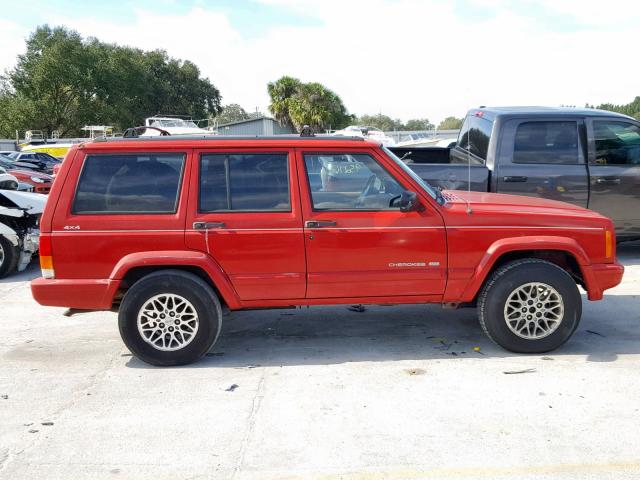 1J4FJ78S5WL243486 - 1998 JEEP CHEROKEE L RED photo 9