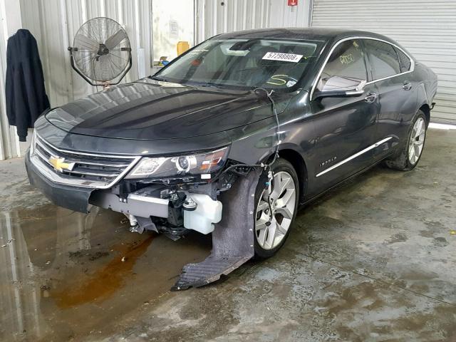 2G1155SL2F9179966 - 2015 CHEVROLET IMPALA LTZ BLACK photo 2