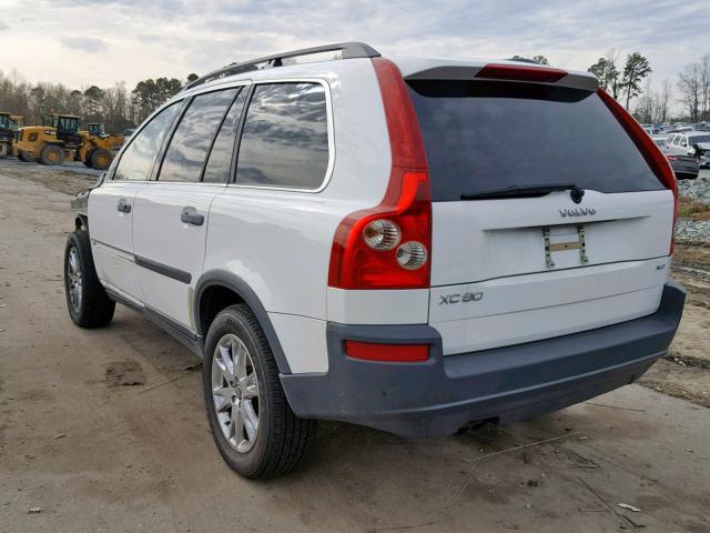 YV4CZ592061255428 - 2006 VOLVO XC90 WHITE photo 3